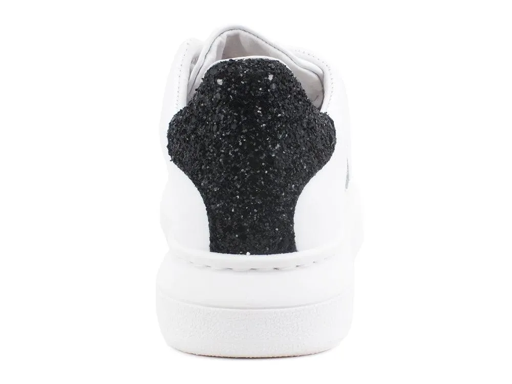 2STARS Sneakers Glitter White Black 2SD2885