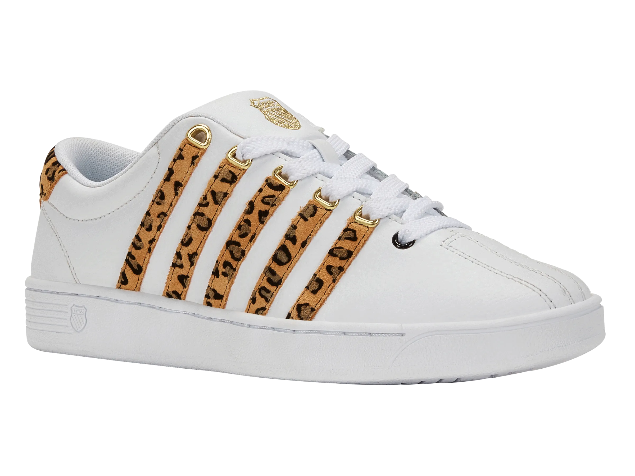 96793-138-M | COURT PRO II | WHITE/LEOPARD