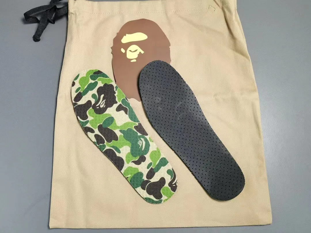 A Bathing Ape Bape SK8 Sta Army Green Dark Blue