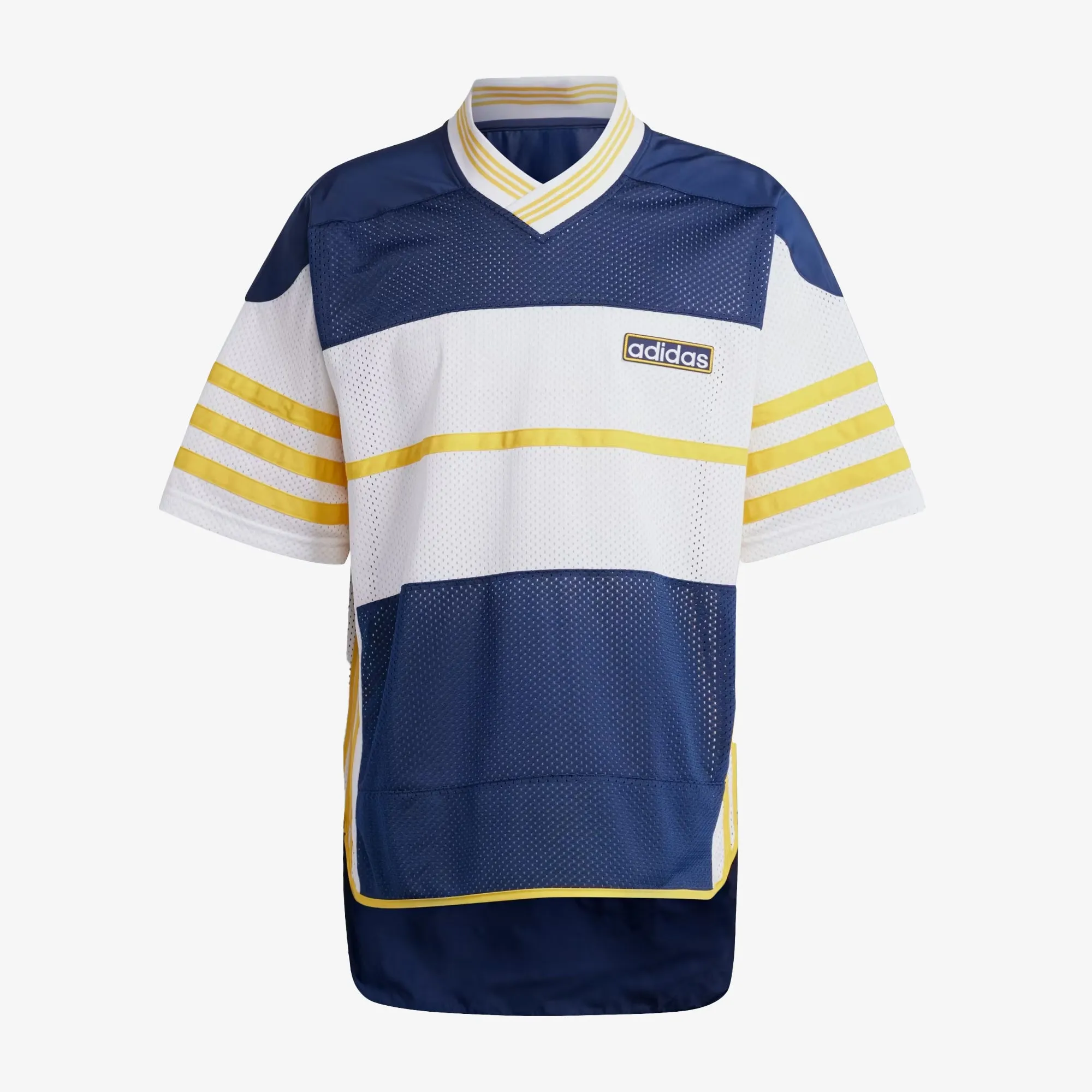 ADICOLOR ADIBREAK MESH JERSEY 'NIGHT INDIGO/WHITE/BOLD GOLD'