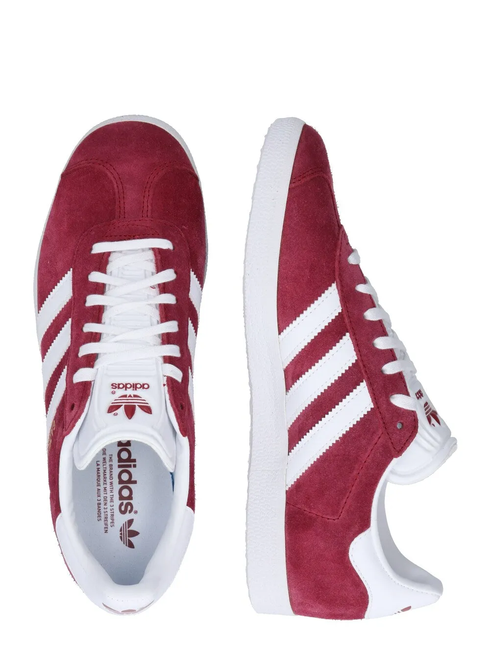 Adidas Gazelle sneakers, merlot