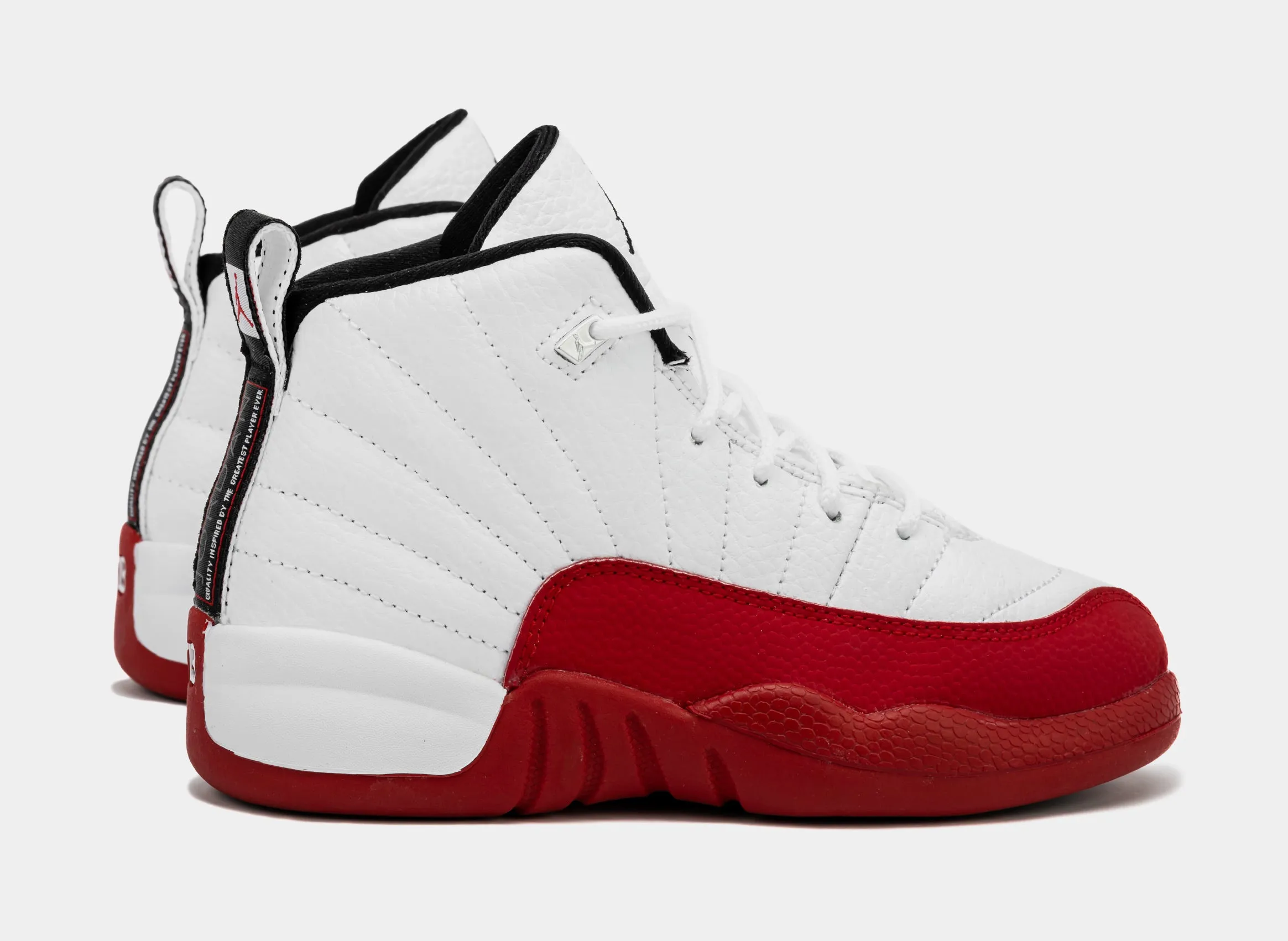 Air Jordan 12 Retro Cherry Preschool Lifestyle Shoes (Cherry/White)