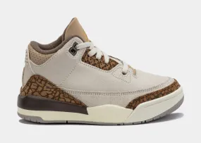 Air Jordan 3 Retro Palomino Preschool Lifestyle Shoes (Light Orewood Brown/Palomino)