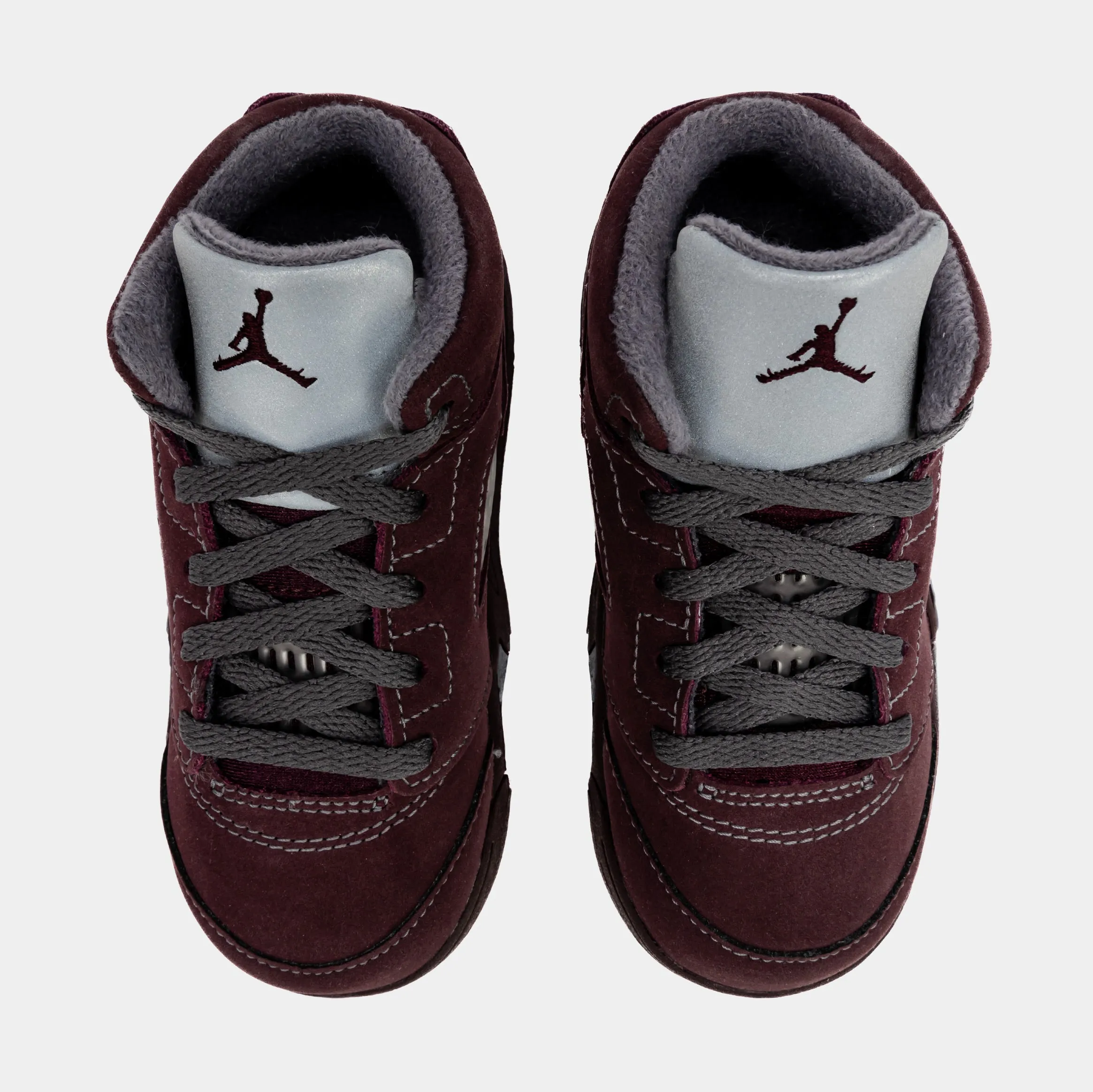 Air Jordan 5 Retro SE Burgundy Infant Toddler Lifestyle Shoes (Burgundy)