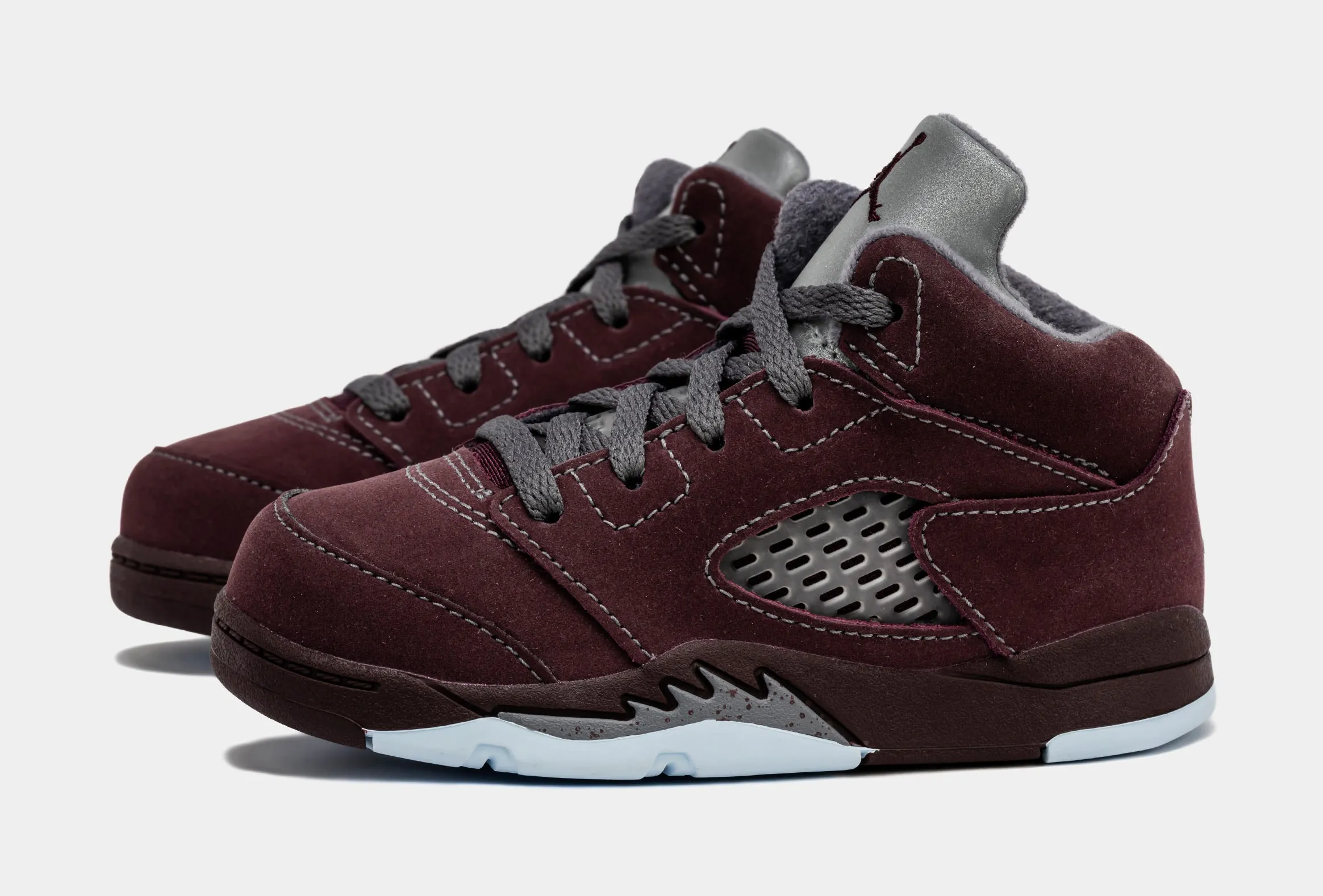 Air Jordan 5 Retro SE Burgundy Infant Toddler Lifestyle Shoes (Burgundy)