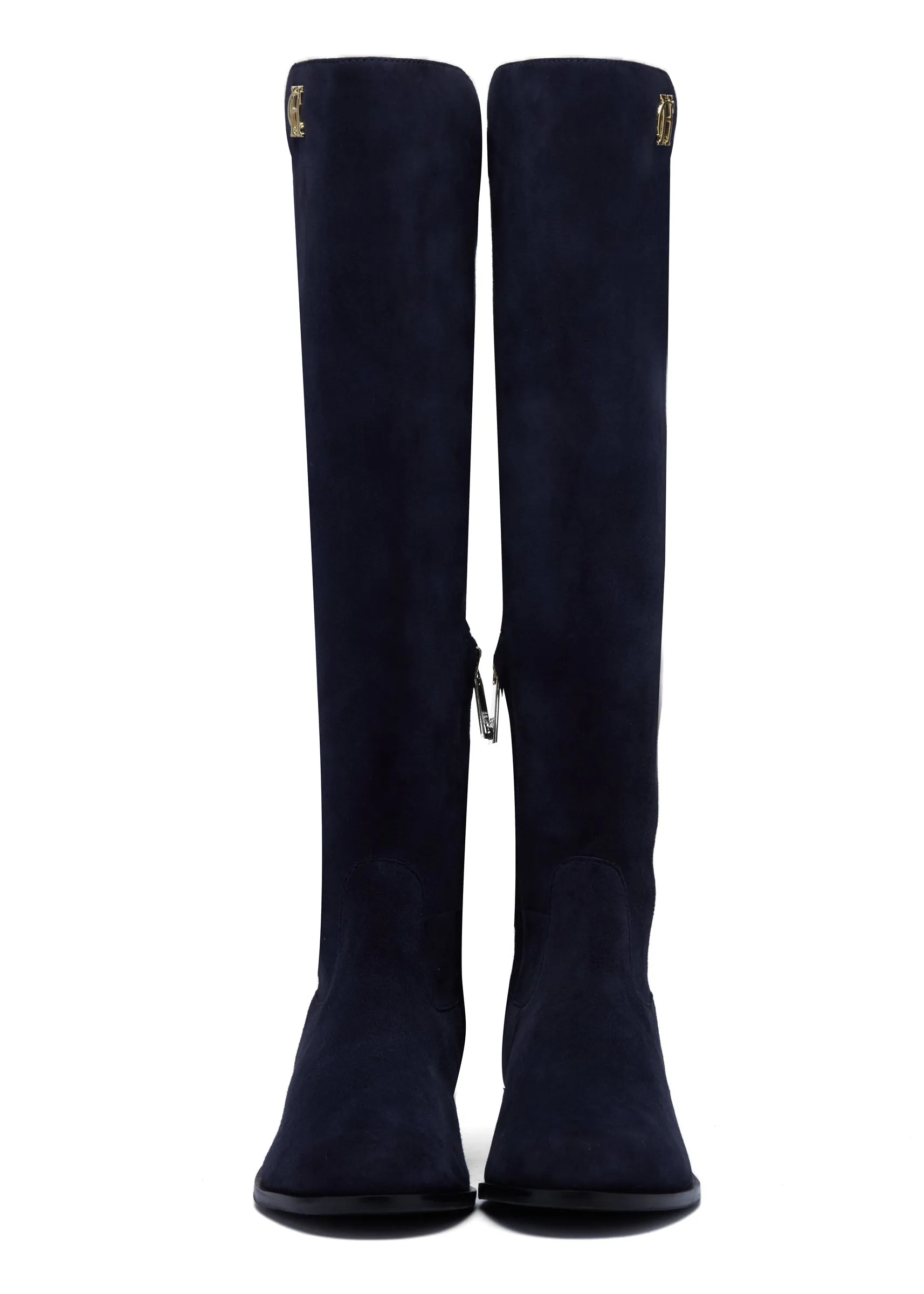 Albany Knee Boot (Ink Navy Suede)