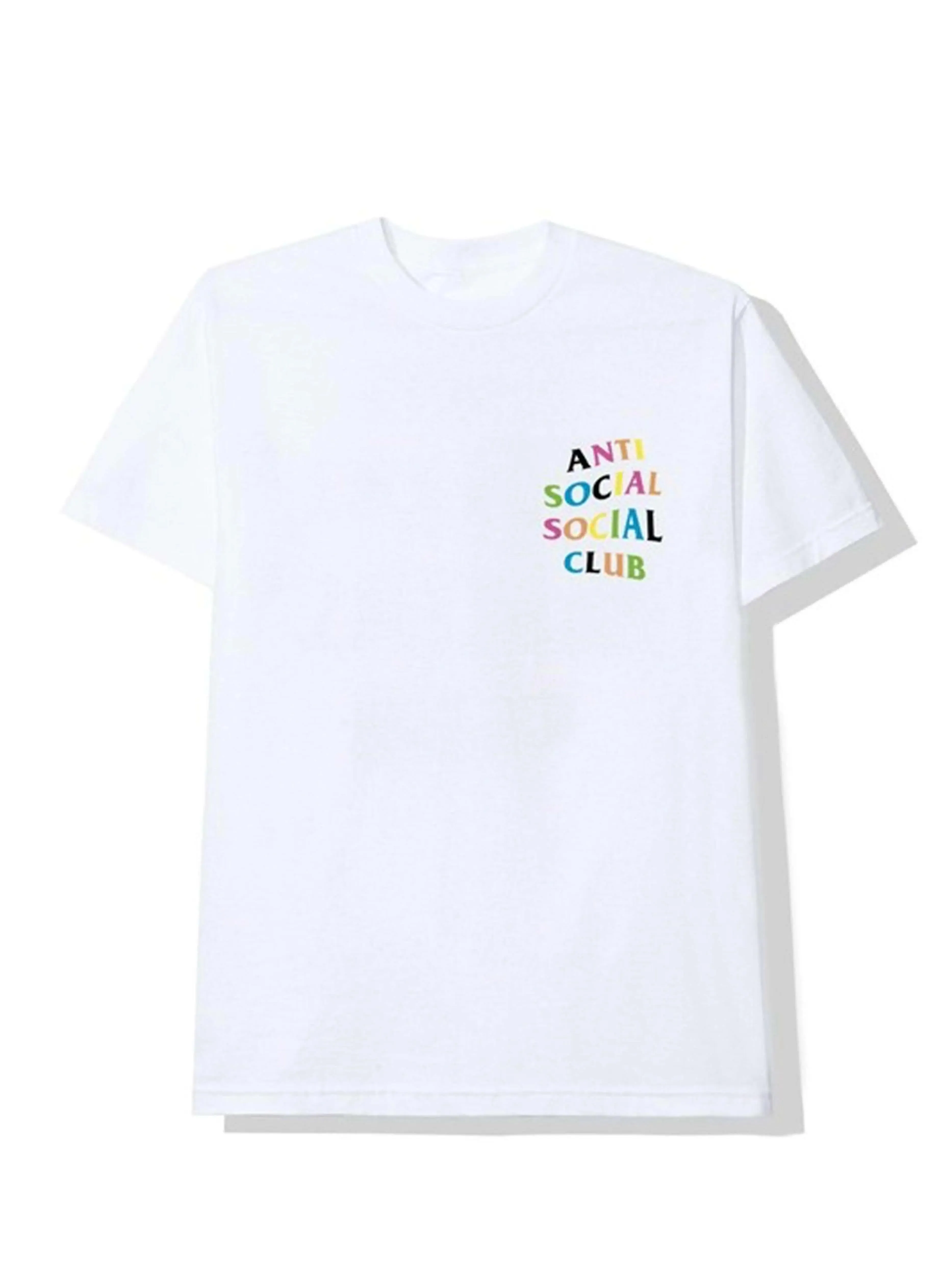 Anti Social Social Club Rainbow Kkoch Tee White