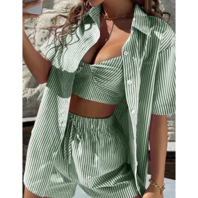 Asia Short Set (green/white)