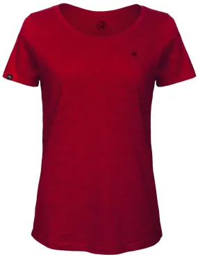 Auslaufartikel ― BAC TW047 ― Damen Bio-Baumwolle Flammgarn T-Shirt - Rot