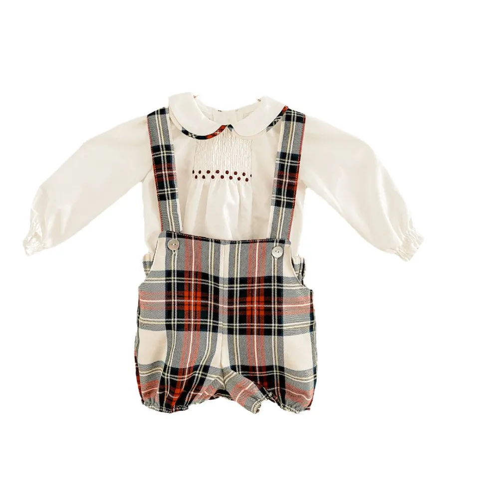 AW Fofettes Dungaree Short & Shirt Set