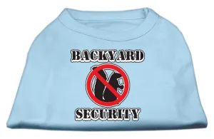 Backyard Security Screen Print Shirts Baby Blue XXL (18)