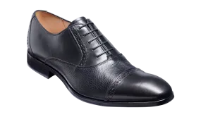 Barker Ramsgate Toe-Cap Oxford Shoe -  Black Calf