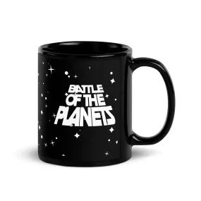 Battle Of The Planets Black Glossy Mug