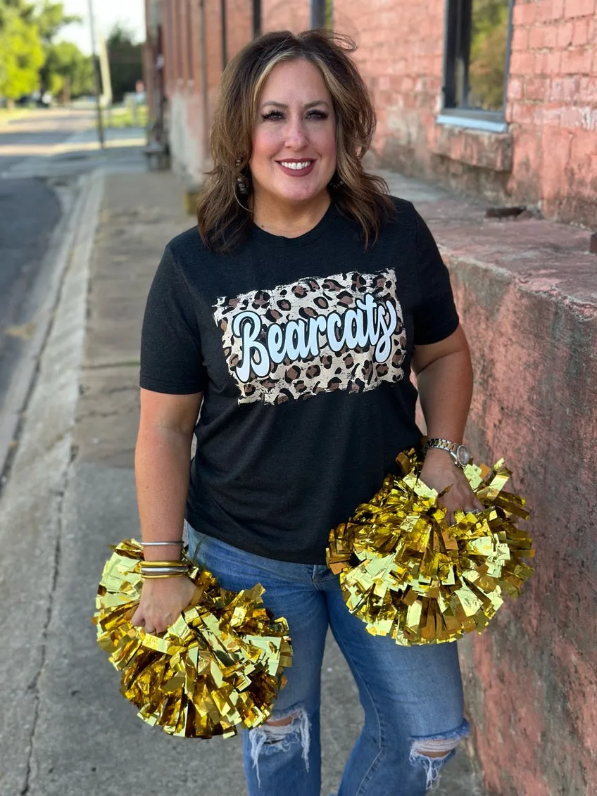 Bearcats Two Tone Leopard Tee