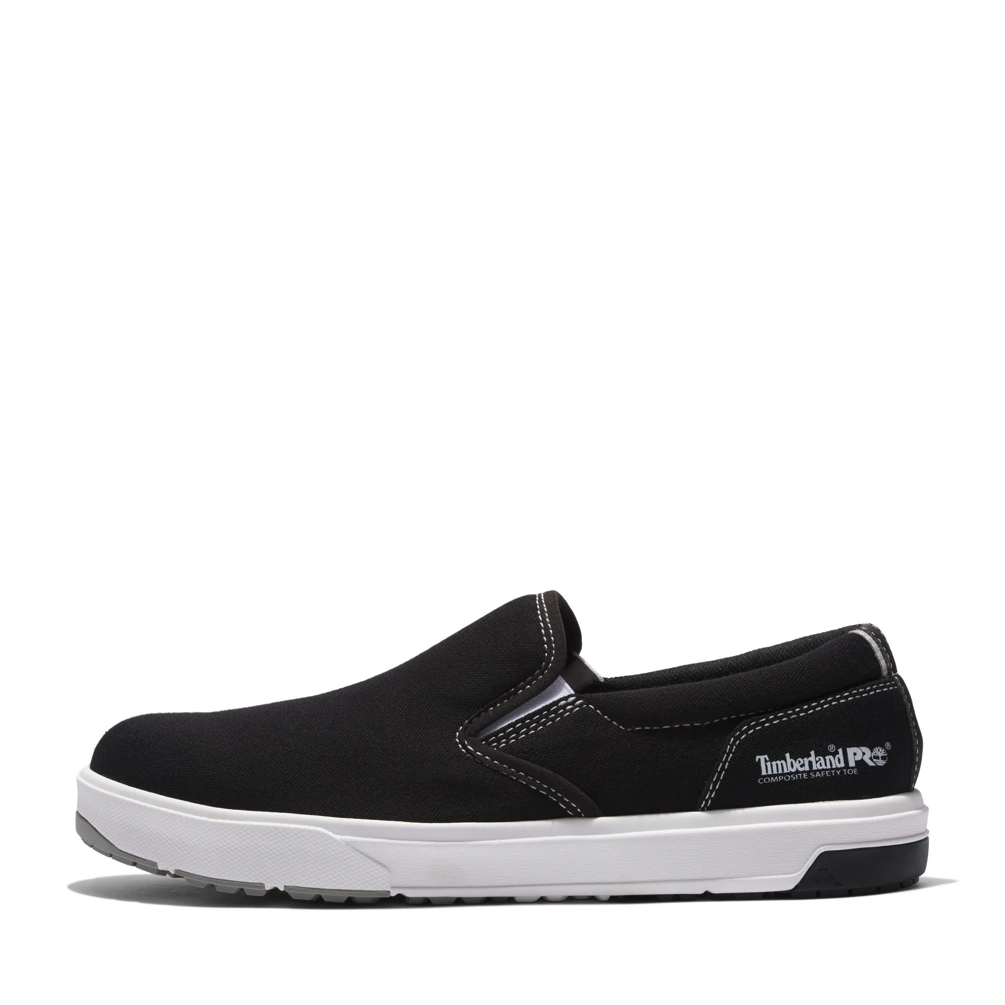 Berkley Slip-on Composite-Toe Work Shoe Black