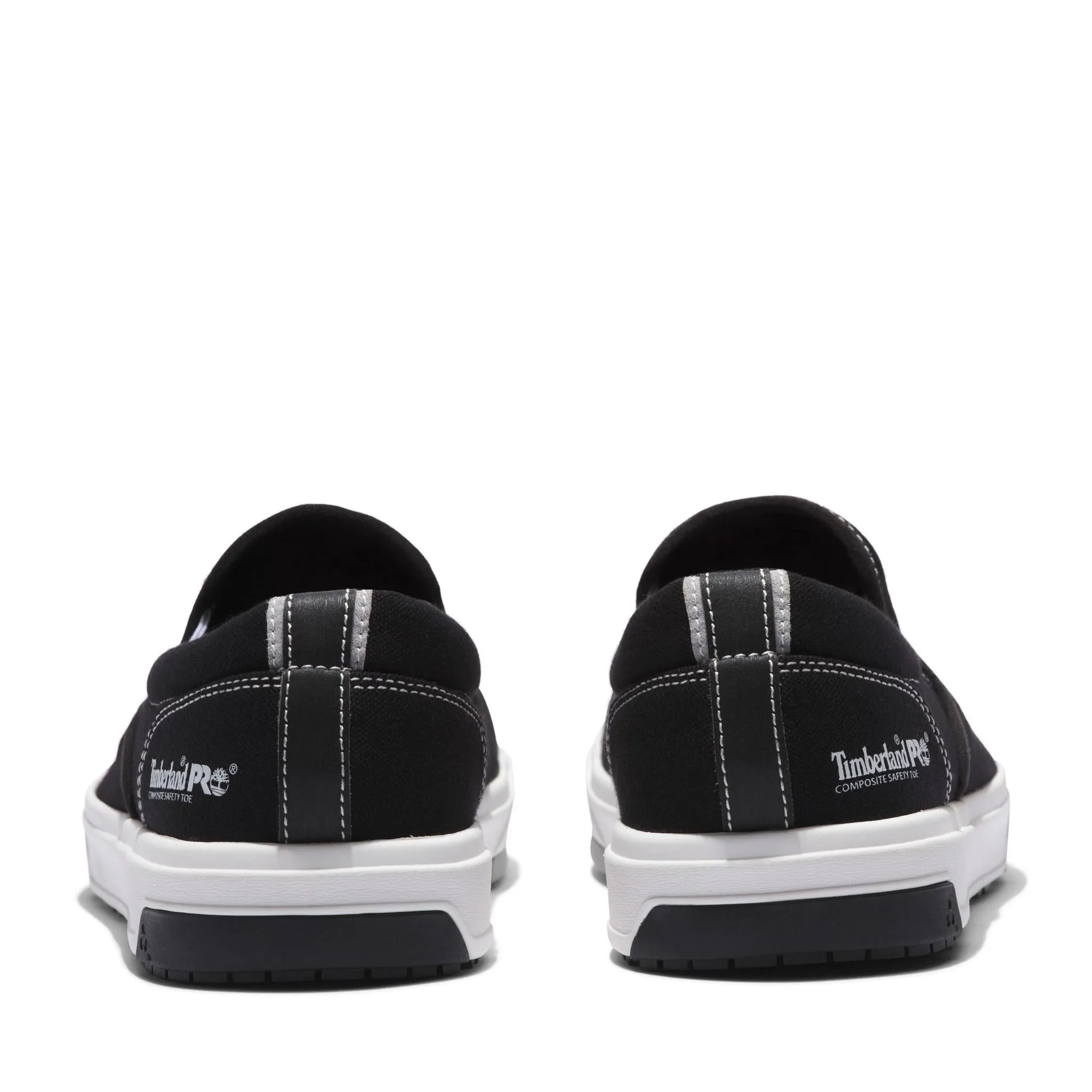 Berkley Slip-on Composite-Toe Work Shoe Black