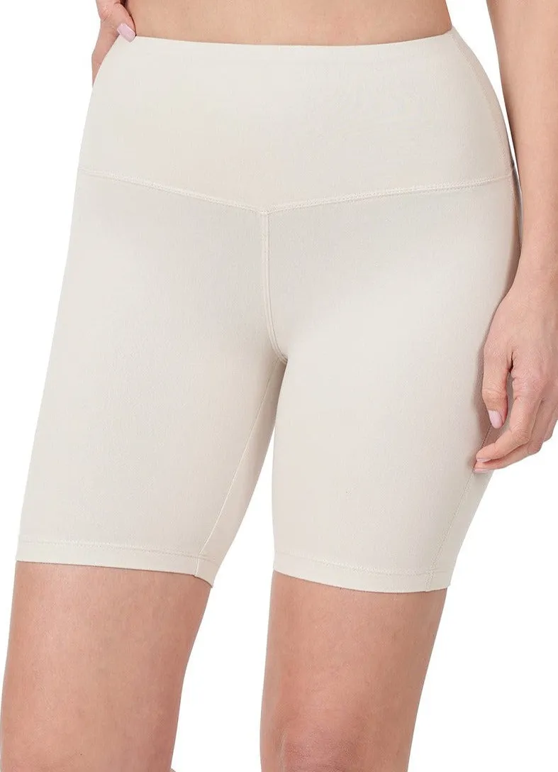 Biker Shorts - Bone