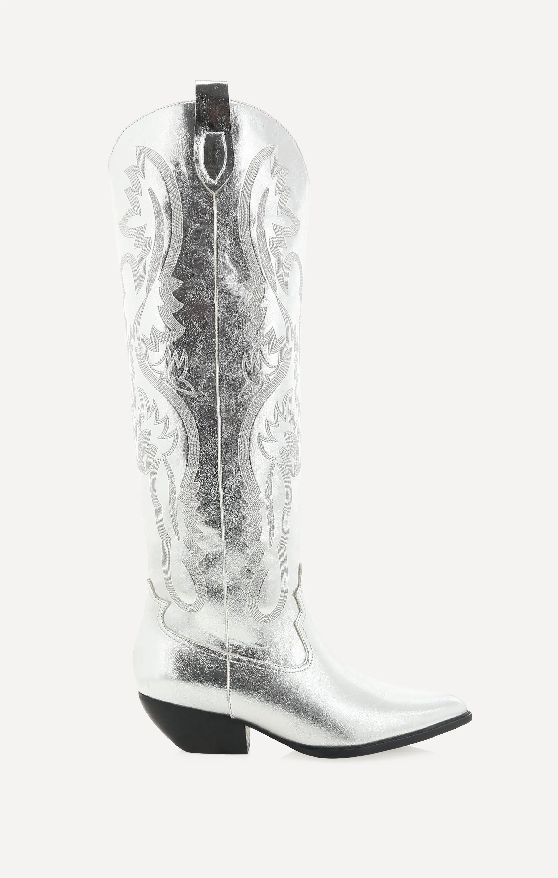 Billini Wilden Cowboy Boot ~ Silver