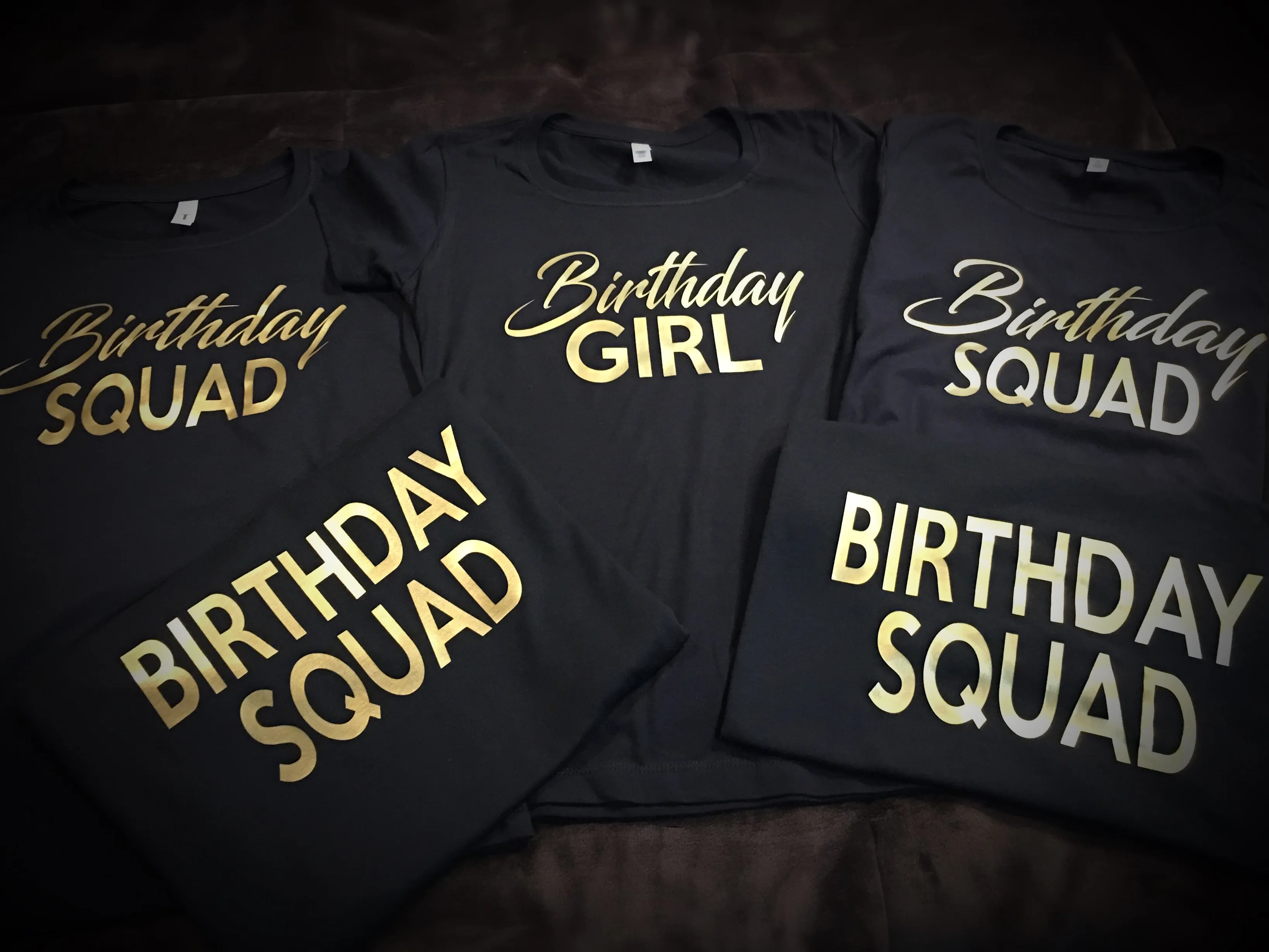 Birthday Girl and Squad T-Shirt