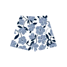 Blue Blossom Mesh Shorts