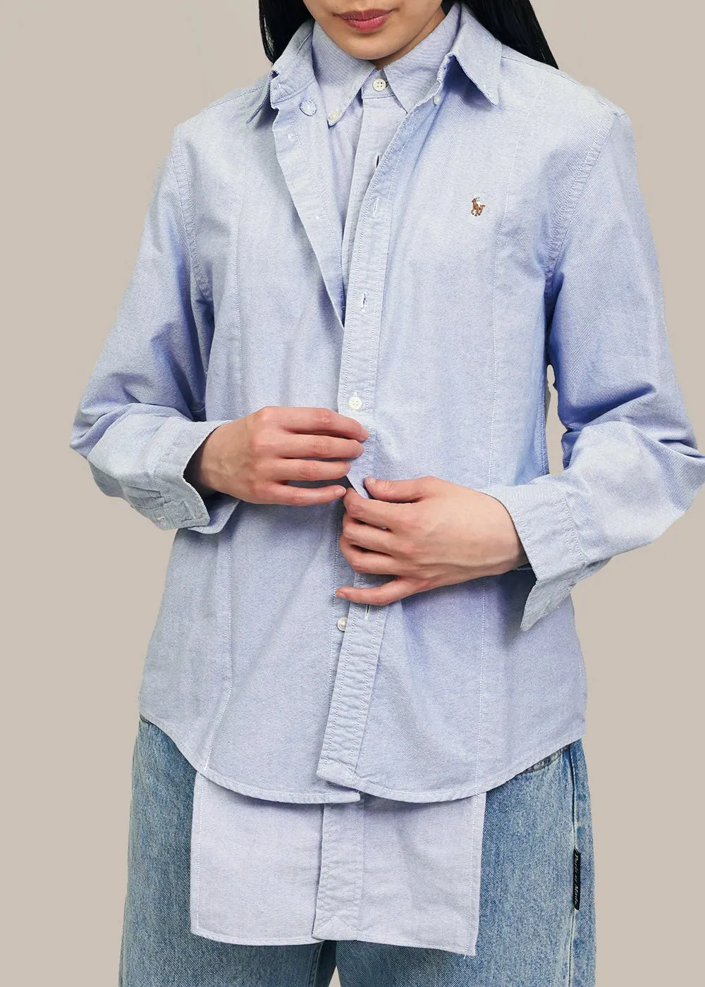 Blue Double Collar Vintage Shirt