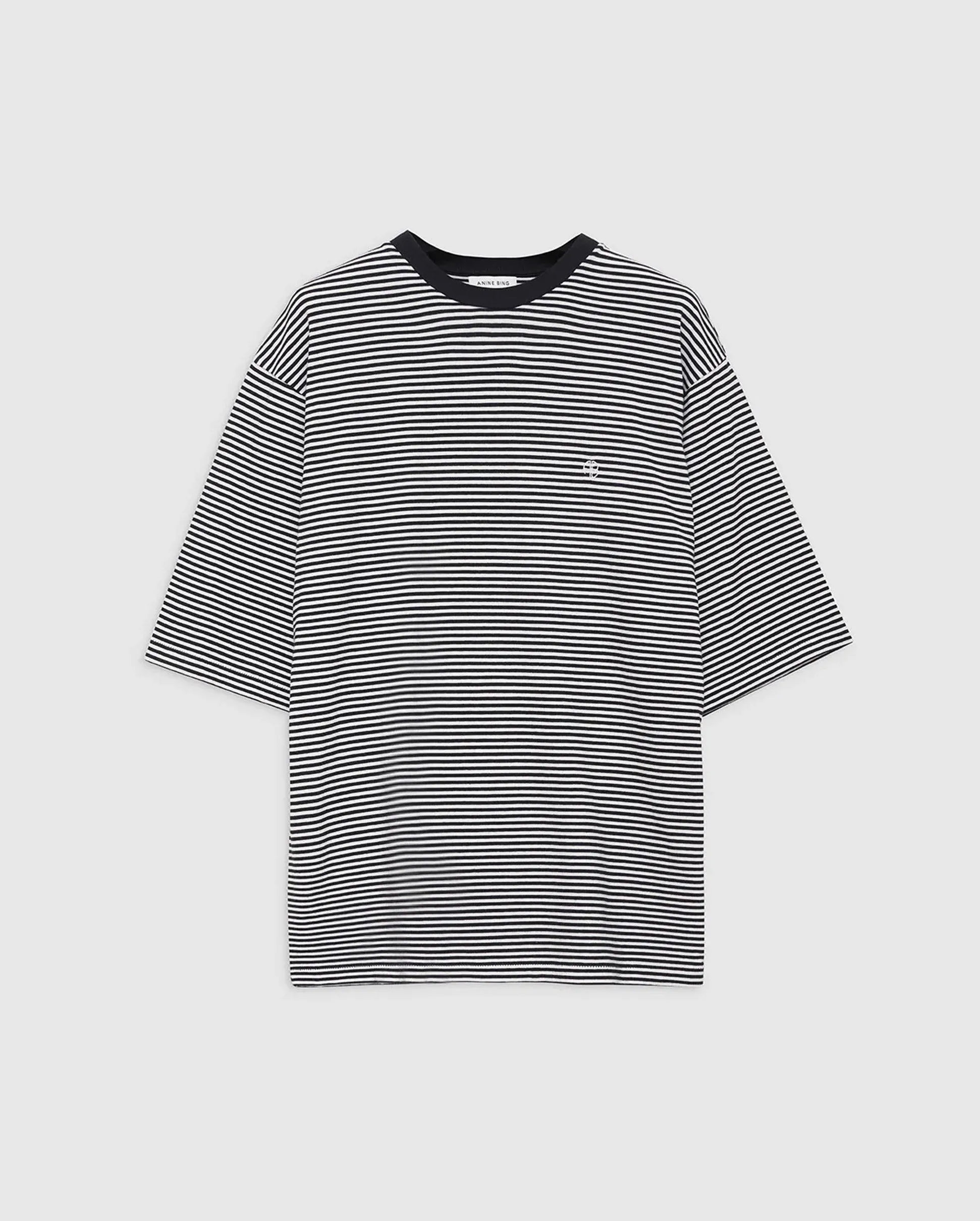 BO TEE / BLACK AND WHITE STRIPE