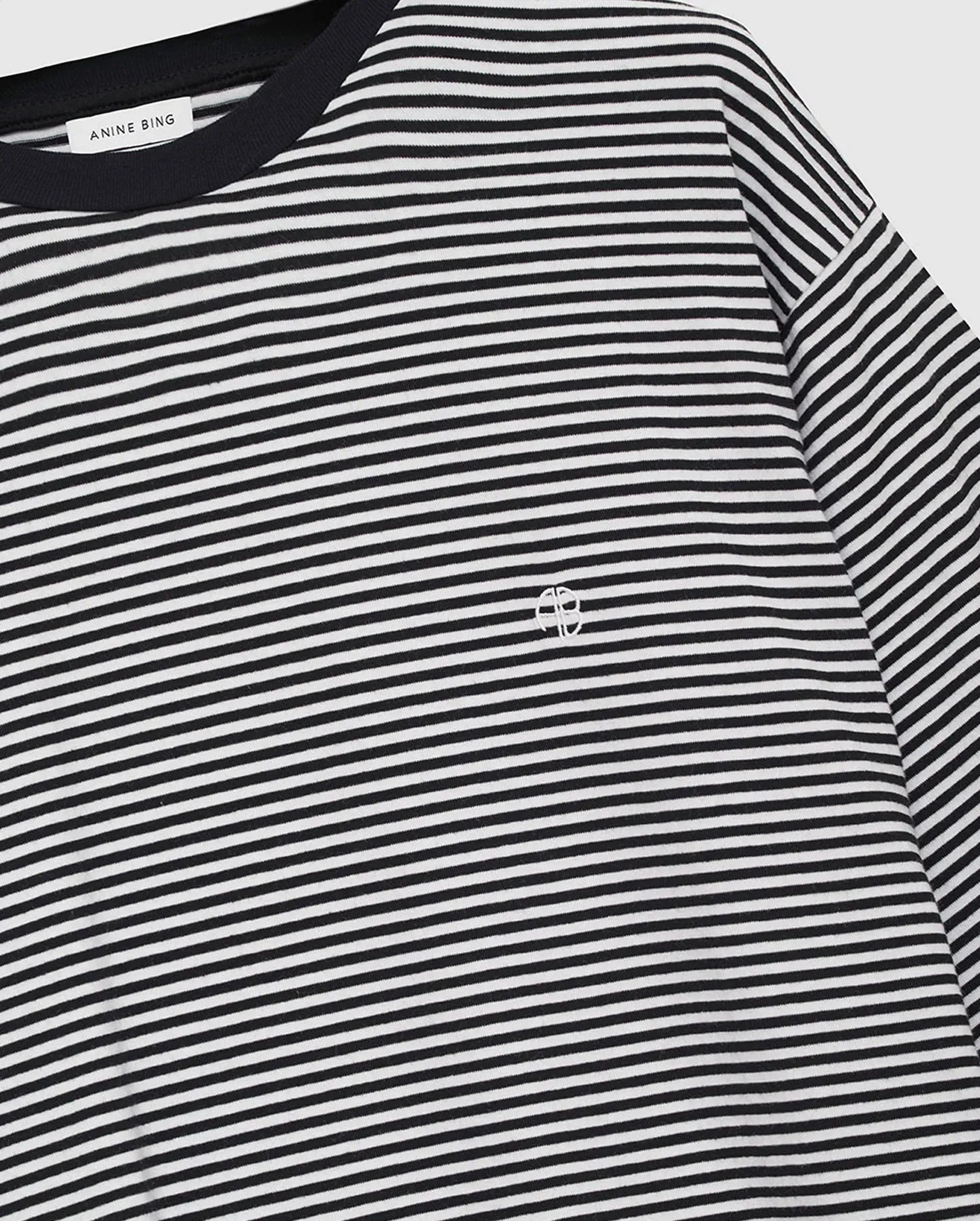 BO TEE / BLACK AND WHITE STRIPE