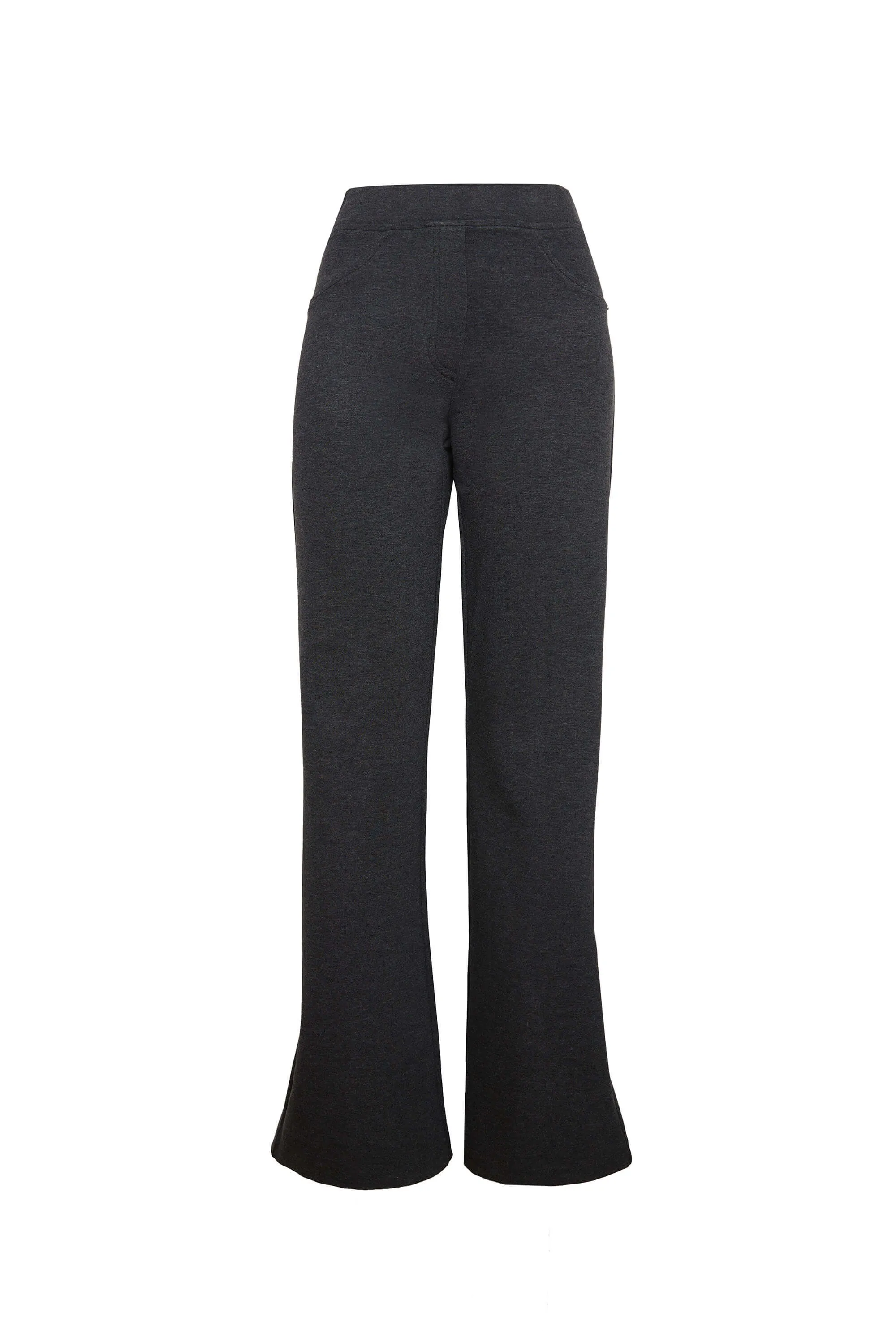 Boot Leg Trousers Grey