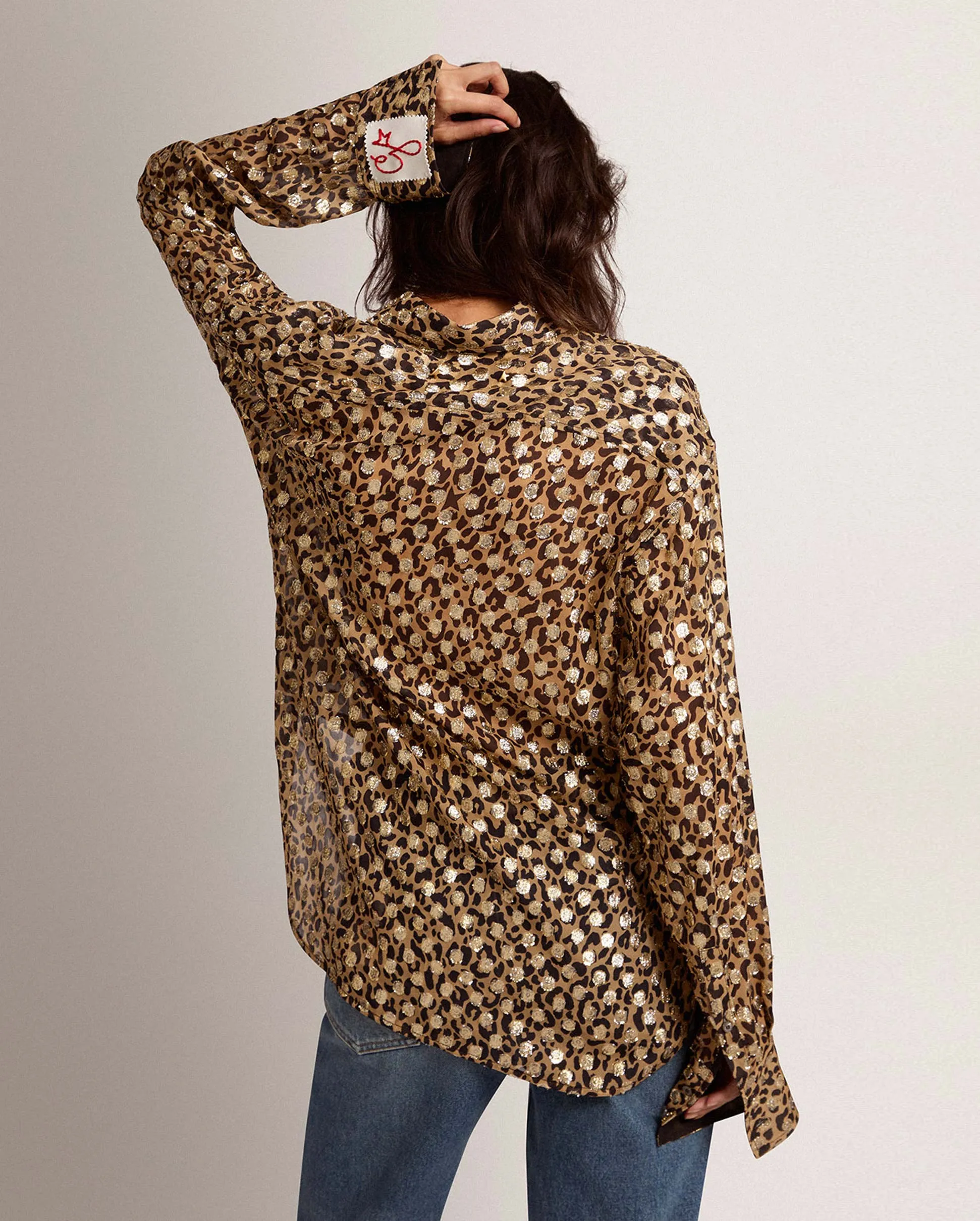 BOYFRIEND SHIRT / LEOPARD PRINT FIL COUPE