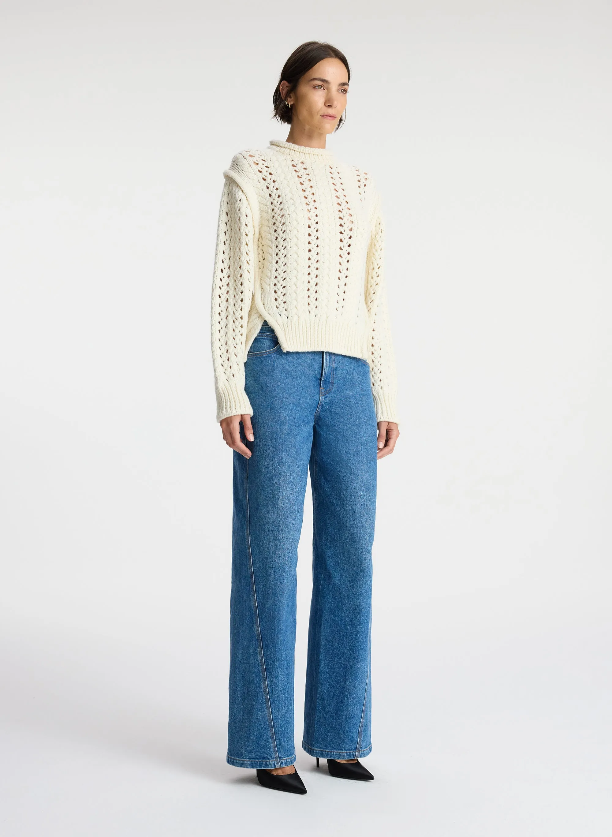 Chandler Cotton Cable Sweater