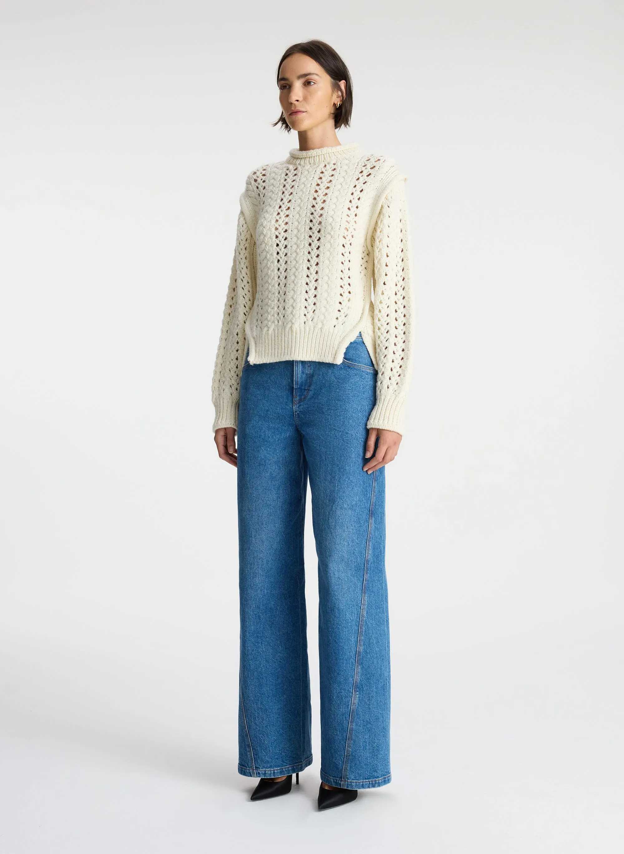 Chandler Cotton Cable Sweater