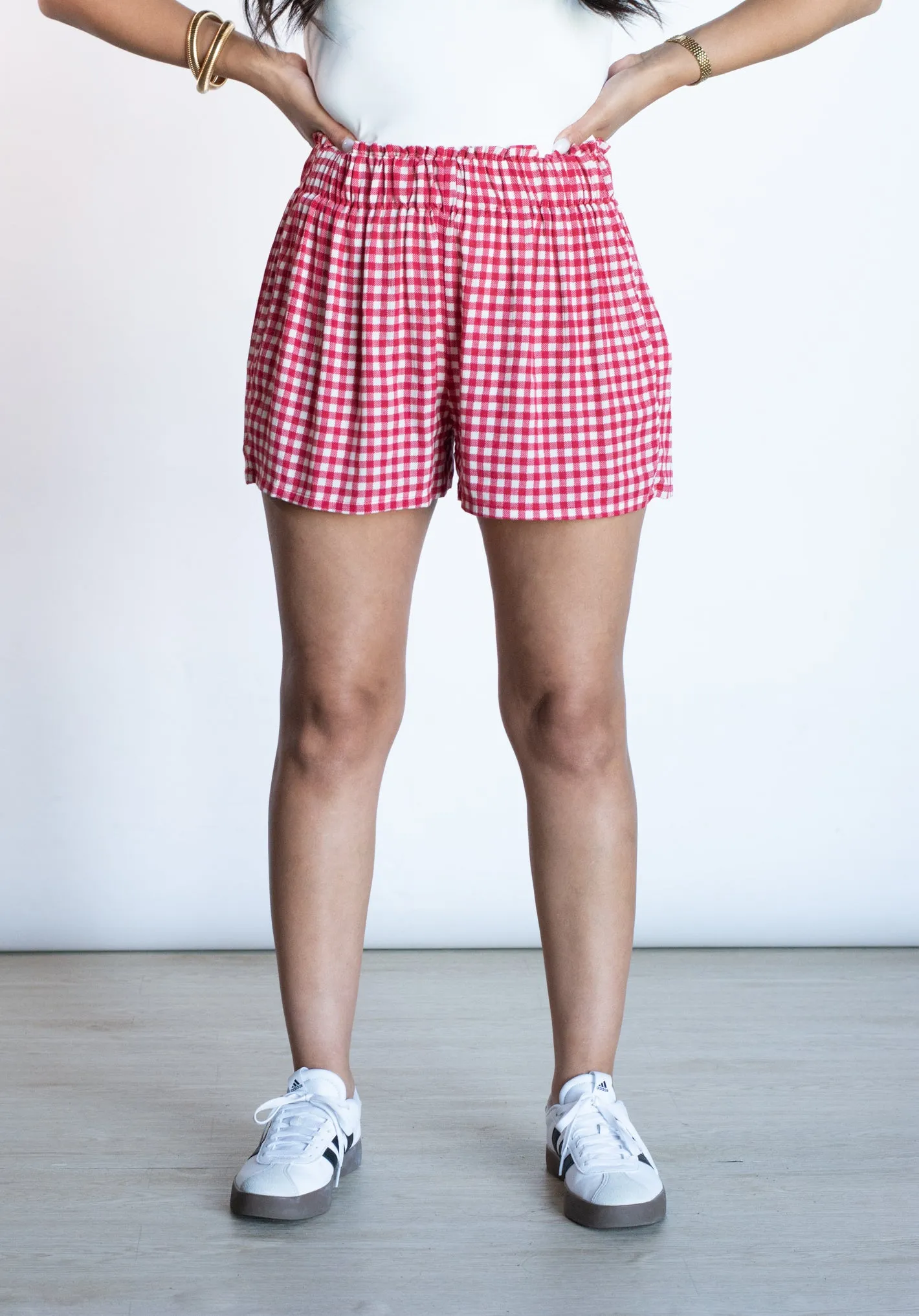 Chic Endeavor Gingham Short