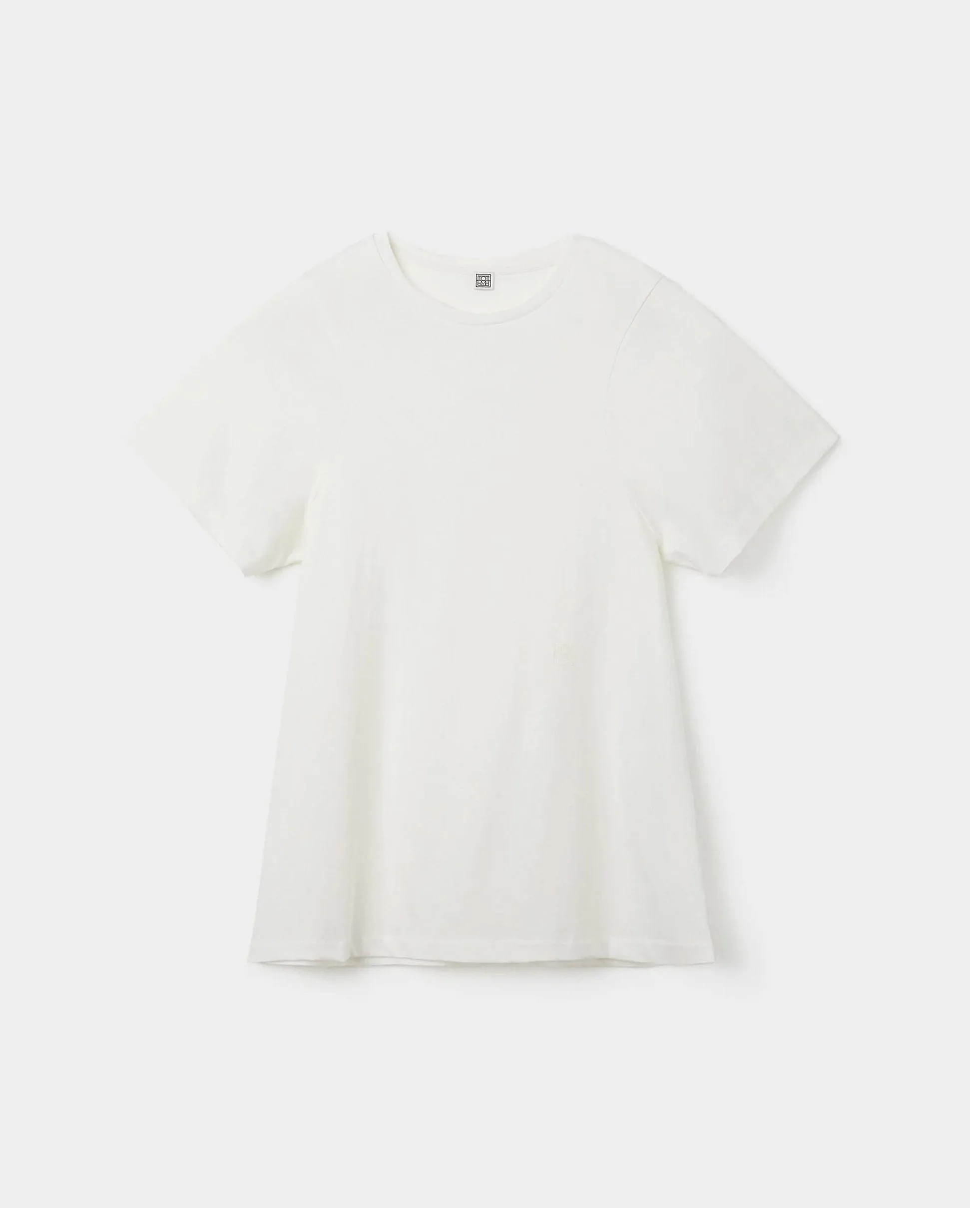 CURVED SEAM TEE / OFF WHITE