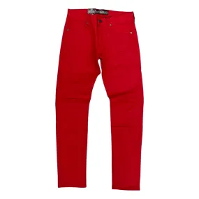 Denimicity Red Coated Jeans (DNM-094)