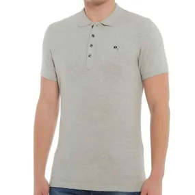 Diesel T-Heal Slim Fit Polo Shirt -  Grey