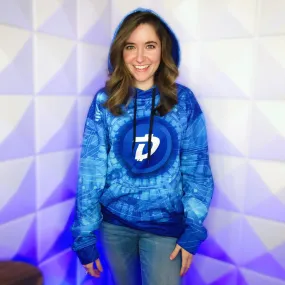 DigiByte AOP Blue Women's Hoodie