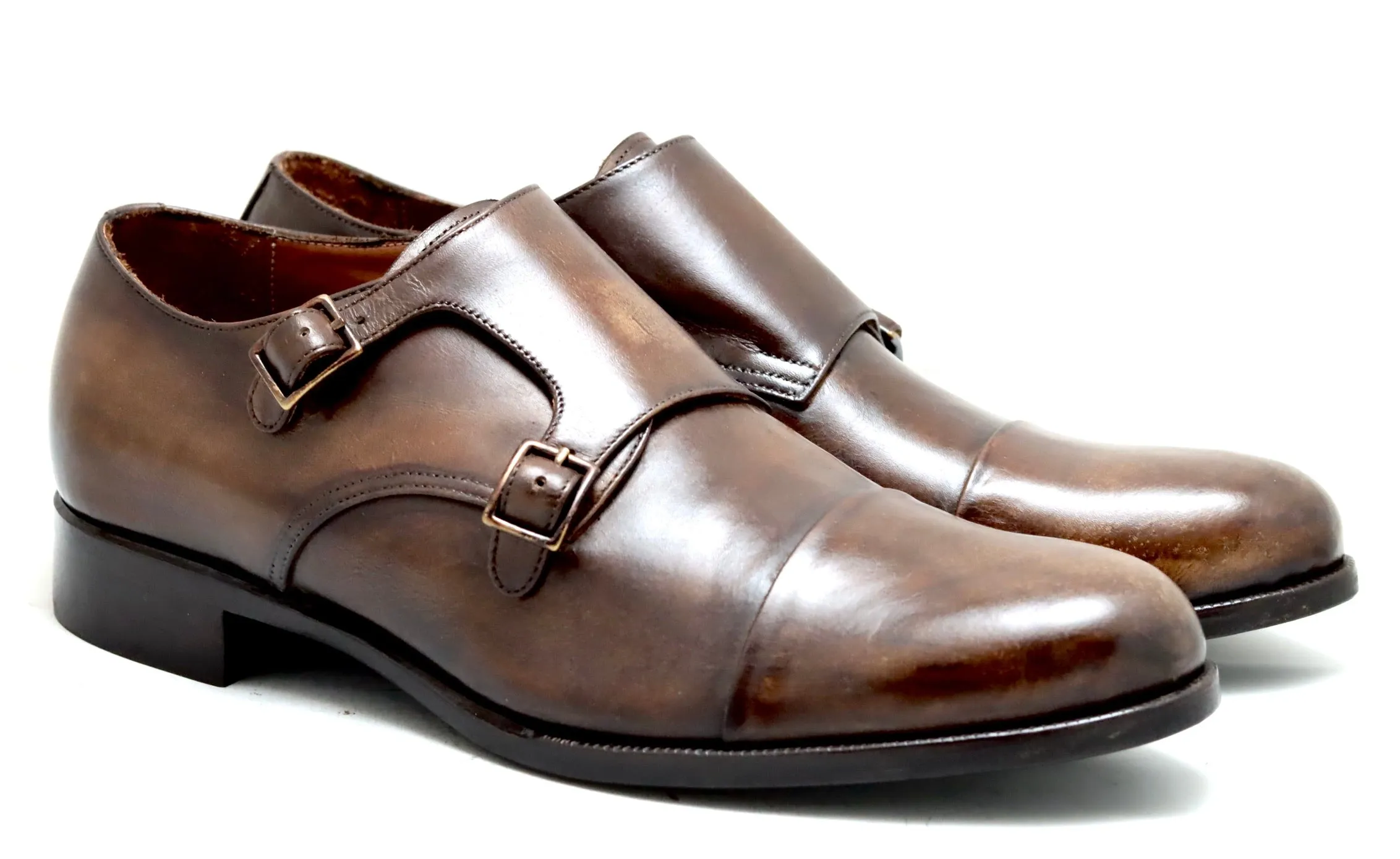 Double Monk  |  Antique brown | box calf