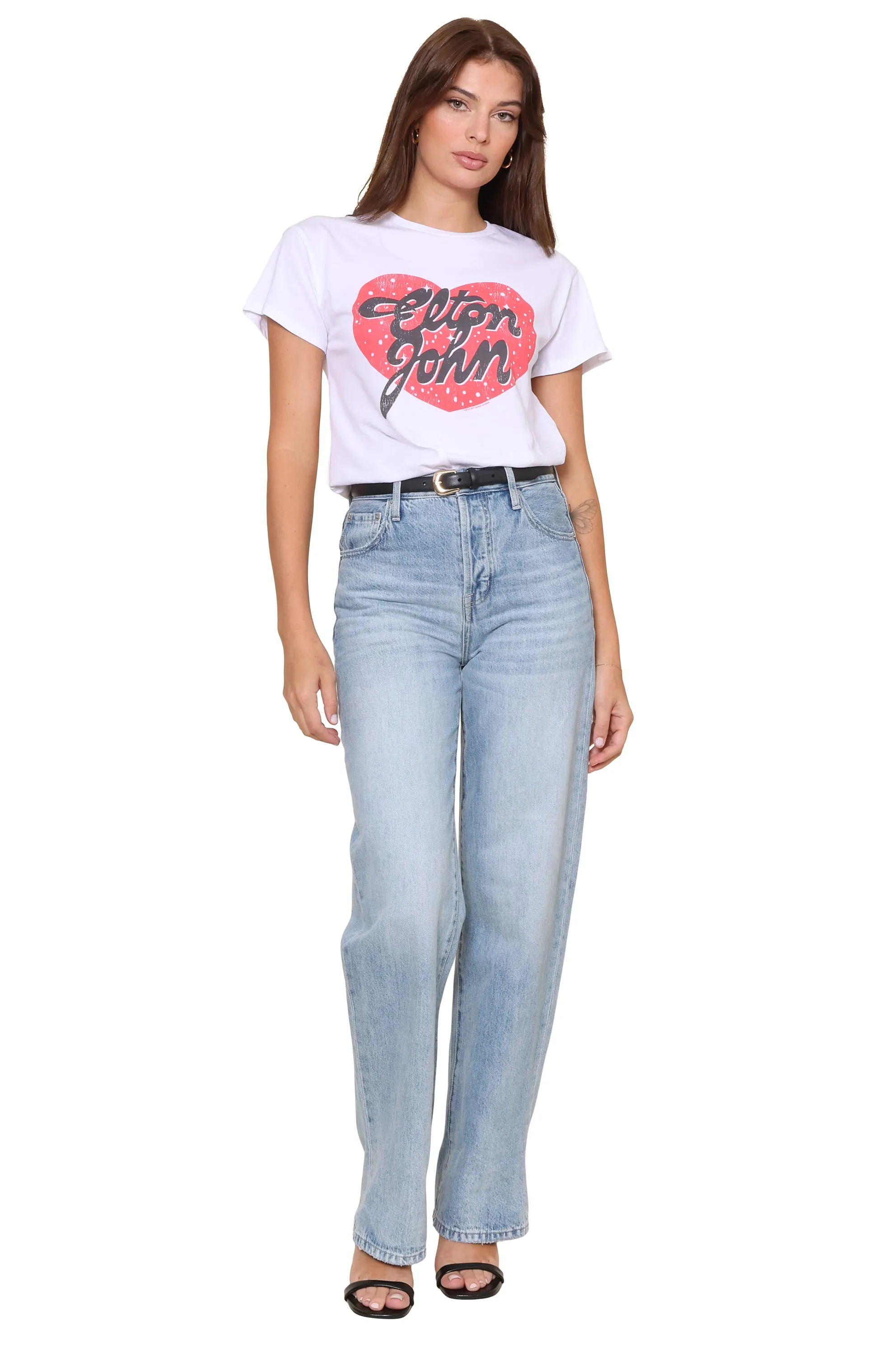 Elton John Logo Heart Tee