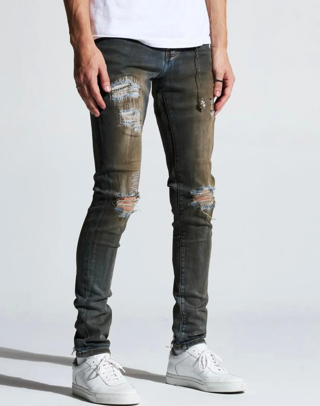 En Noir Clash Sand Wash Jeans (103)