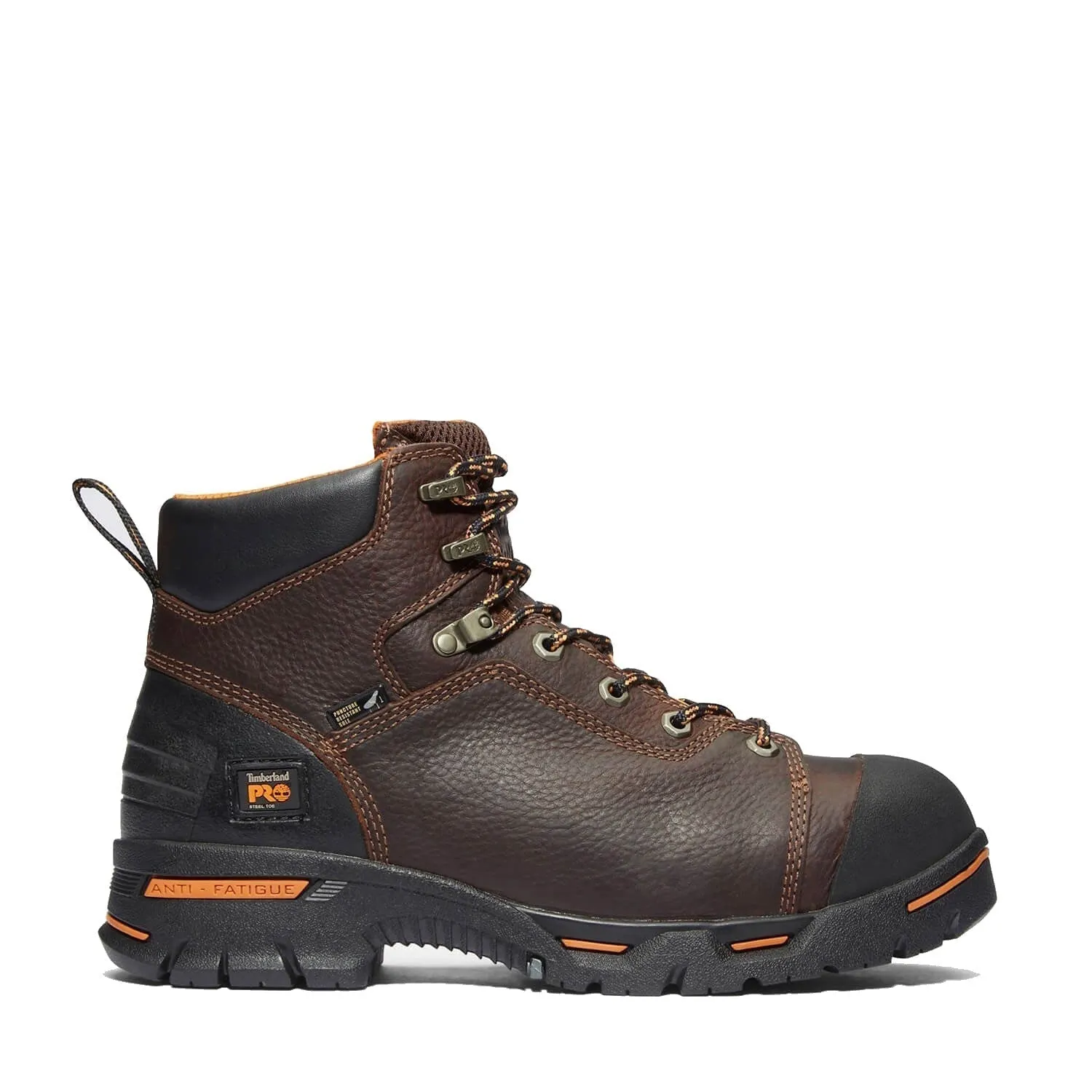 Endurance 6 Inch Steel-Toe PR Work Boot Brown