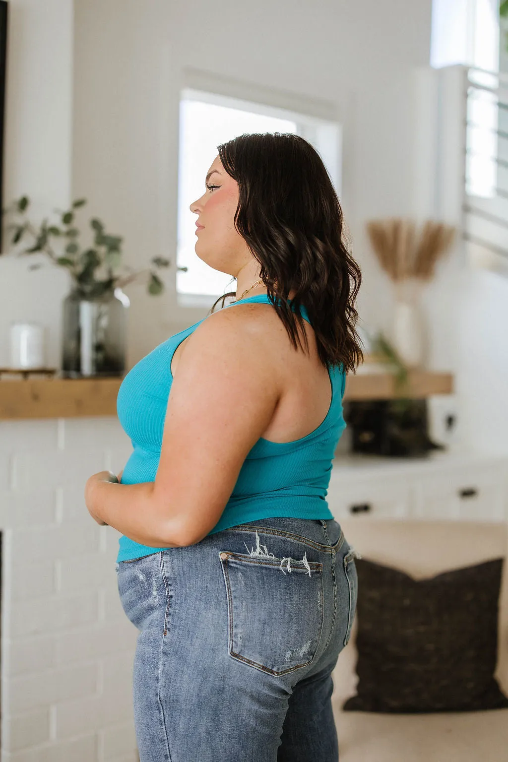 Everybody's Favorite Racerback Tank in Teal