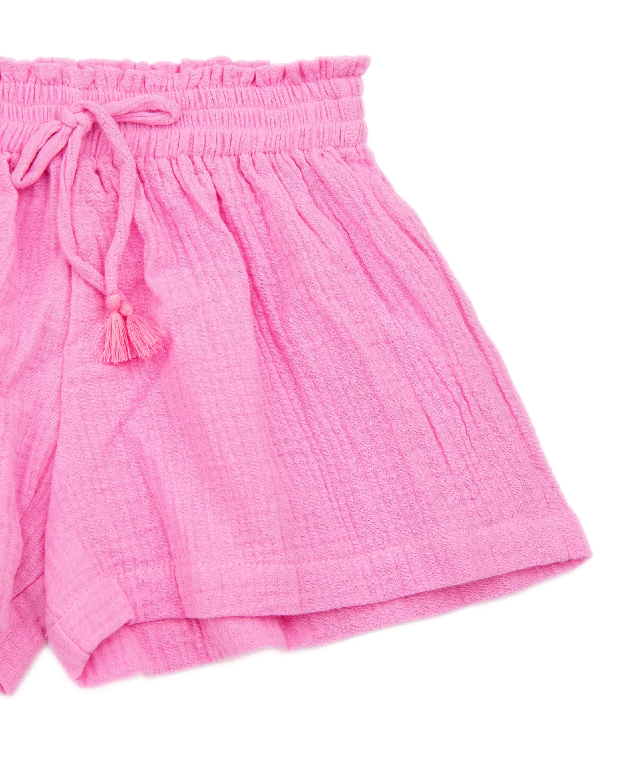 FBZ Girls Gauze Tassel Shorts