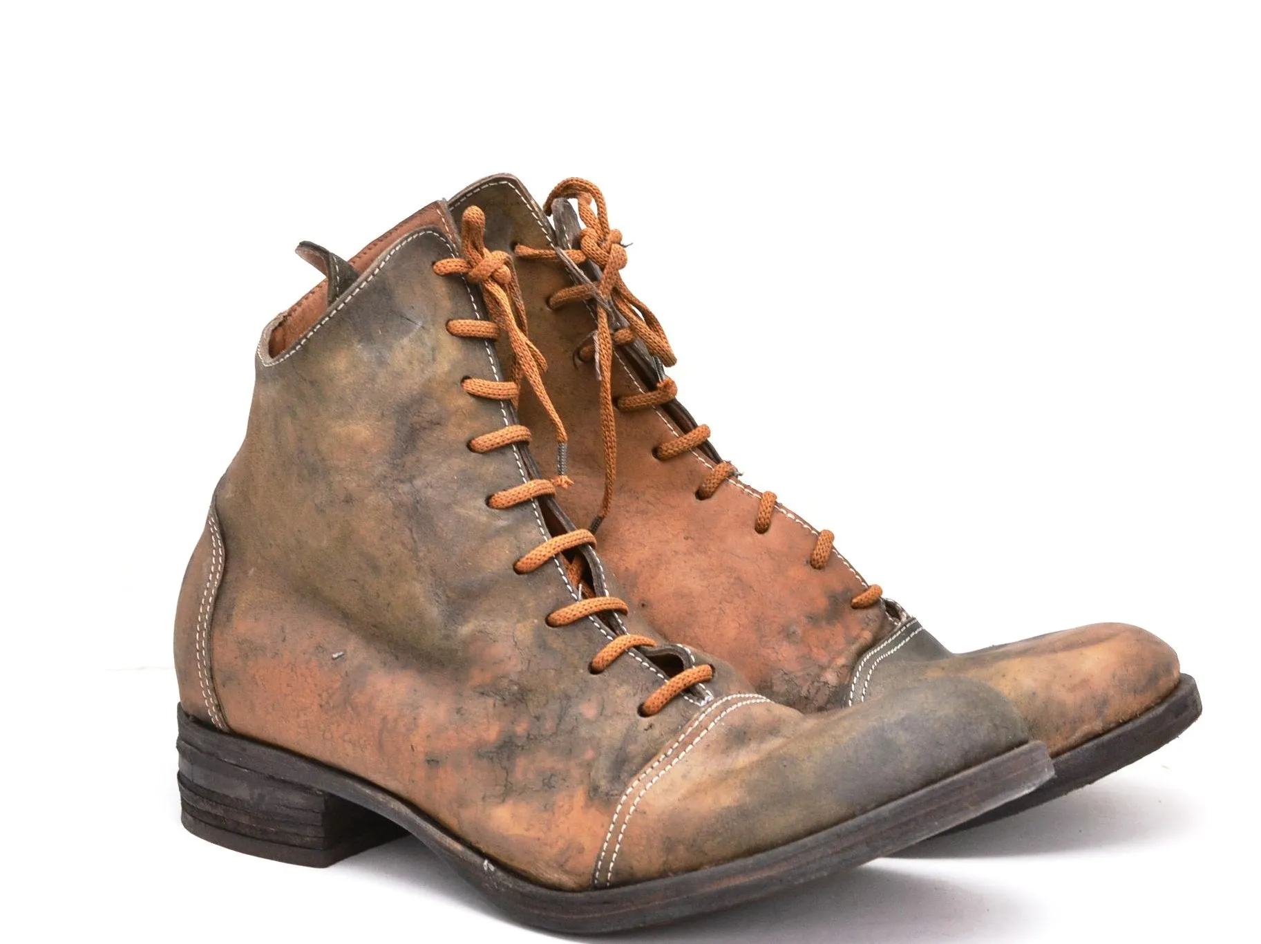 Fogey boot  |  Reverse cordovan stain