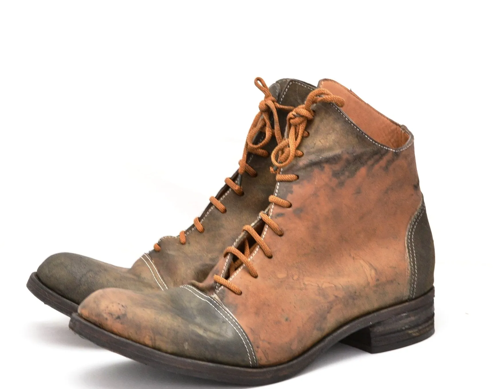 Fogey boot  |  Reverse cordovan stain