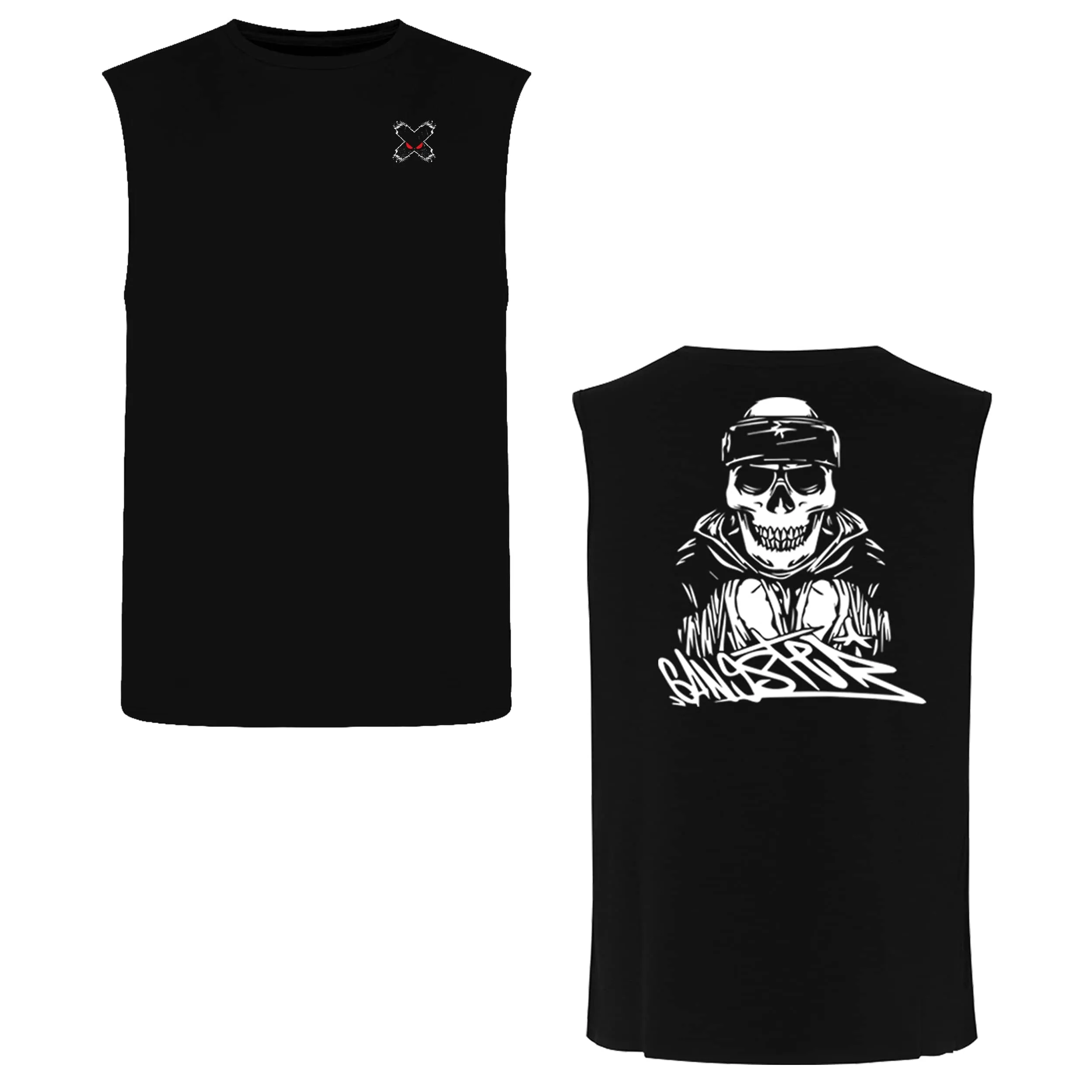 Gangster Skull Muay Thai Shirts & Hoodie