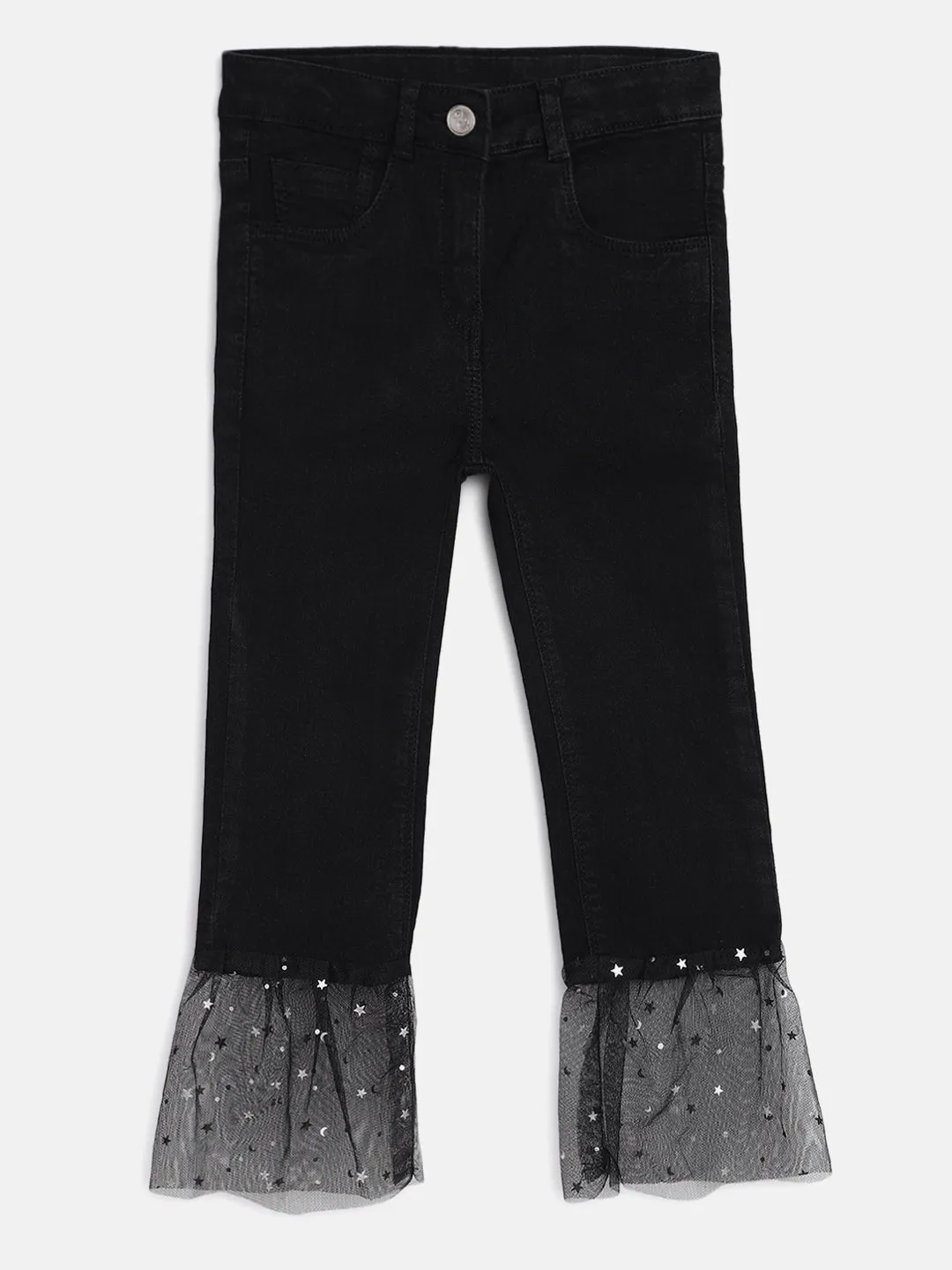 Girls Black Skinny Fit Jeans