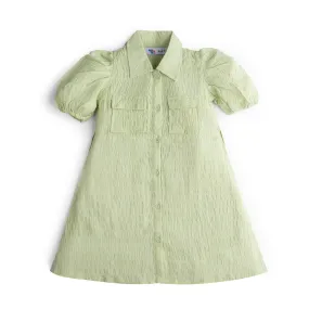 Green Georgette Tunic