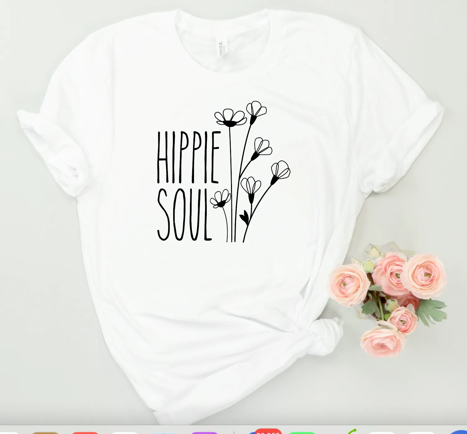 Hippie Soul Flower Tshirt