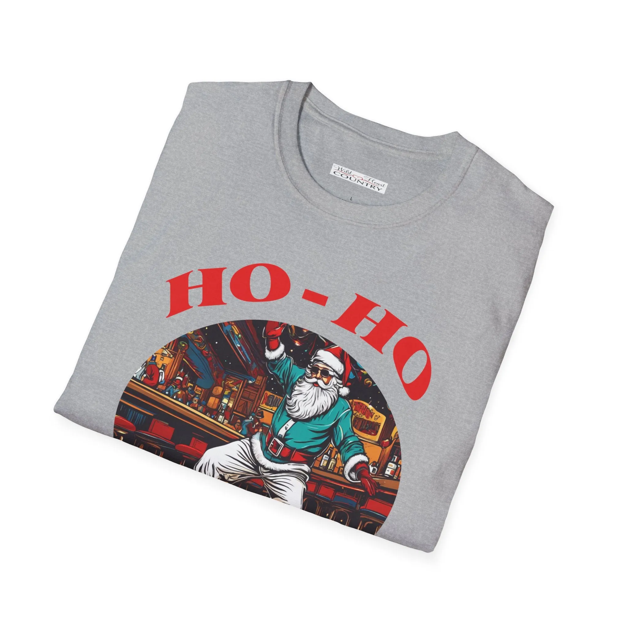 Ho-Ho Honky Tonk Tee, Christmas T-Shirt, Country Christmas shirt, Christmas Graphic Shirt