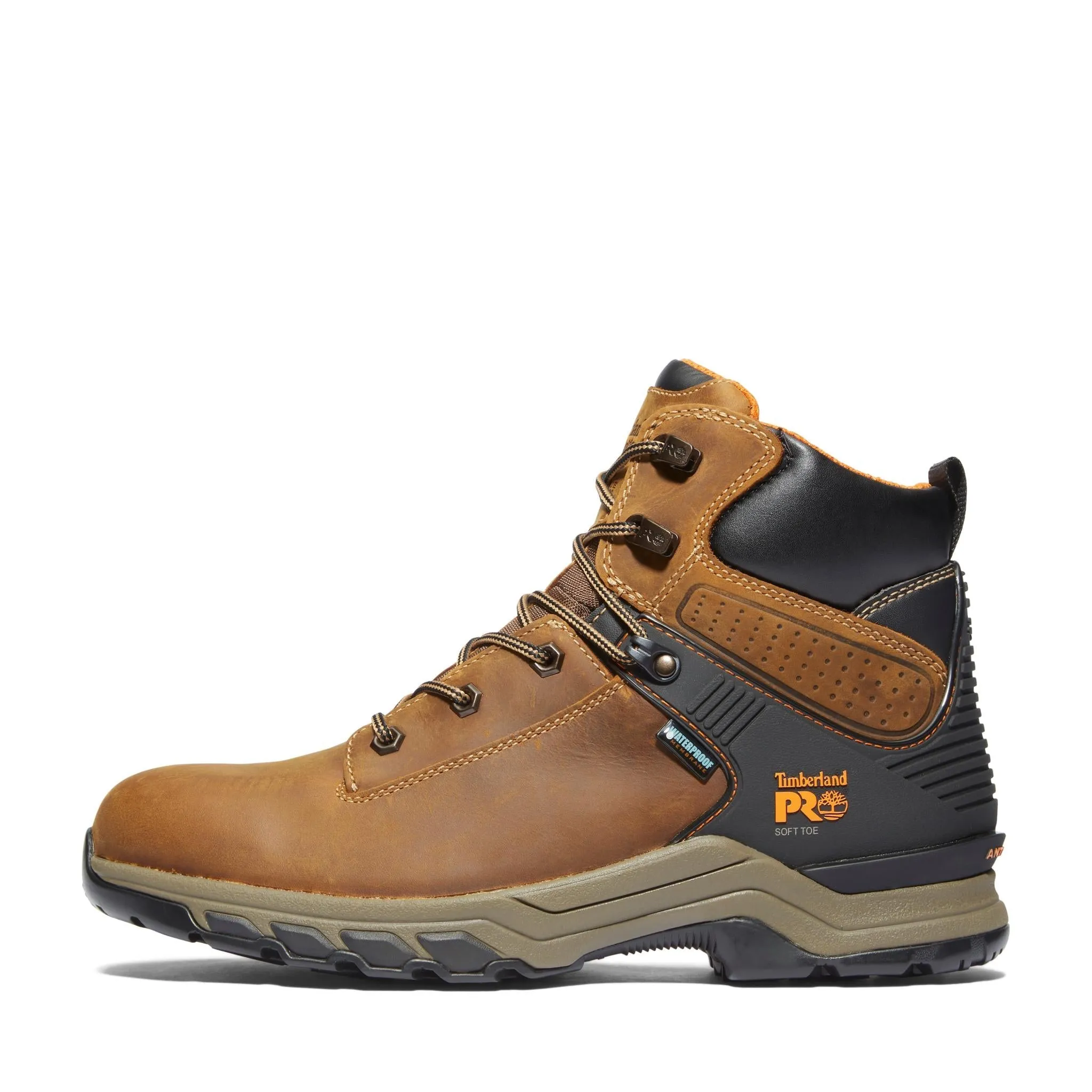 Hypercharge 6 Inch Soft-Toe Waterproof Boot Brown